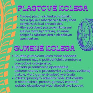 Zaručte si spoľahlivý chod Peg Perego autíčka! 🚗🔊 Prinášame vám pre a proti gumových a plastových koliesok pre autíčka....